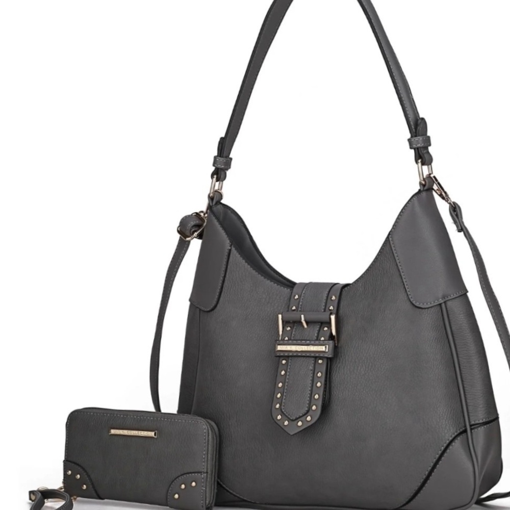 Mia K Collection Juliet Shoulder Bag Set